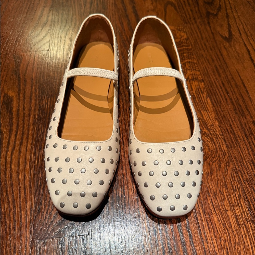 Madewell Studded Mary Jane Flats